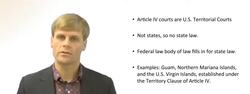 Article IV Territorial Courts Instructional Video