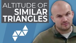 Special segments of similar triangles Altitude Instructional Video