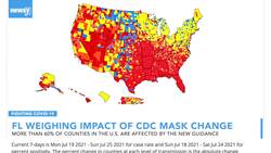 Florida Weighing Impact Of CDC Mask Change News Clip