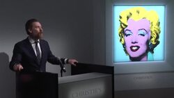 CLEAN : Christie's to auction Warhol portrait of Marilyn Monroe estimated at $200 mn News Clip