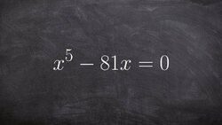 Describing and Solving for the Zeros Using Difference of Two Squares Instructional Video