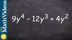 Given a perfect square trinomial to fourth power learn how to factor a binomial squared Instructional Video
