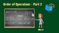 Mastering Order of Operations: Solving Expressions with Ease Instructional Video