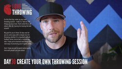 [LOVE THROWING] Day 30 - Make Your Own Instructional Video