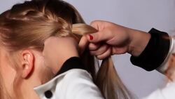 How to Do a Braided Updo with Big Bow Instructional Video