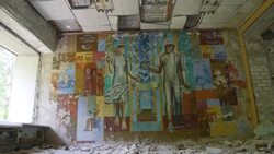 Post office in abandoned Pripyat city News Clip