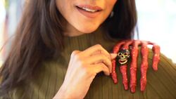 Diamond skulls and glass spiders - glamming up Halloween News Clip