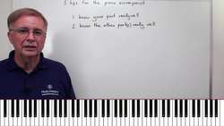 What a Piano Accompanist Should Do - Music Performance Instructional Video