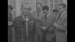 NATO Supreme Commander Gruenther and US High Commissioner Conant visit West Germany's Chancellor Adenauer in Bonn News Clip