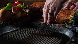 Meat before cooking Stock Footage