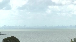 CLEAN : Images of Cambodian island where boat carrying Chineses nationals capsized News Clip