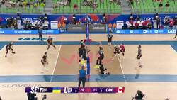 Canada upsets Ukraine at Volleyball Nations League in Ljubljana News Clip
