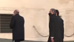 CLEAN : Five Star Movement party delegation attends Italy government talks amid crisis News Clip