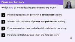 Exploring Prospero's power over Miranda in Shakespeare's 'The Tempest' Instructional Video