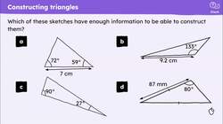 Congruent triangles (ASA and AAS) Instructional Video