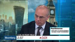 UBS's Donovan Doesn’t See Return to 'Fair Value' for Treasuries News Clip