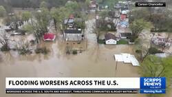Swollen rivers flood towns in US South after dayslong deluge of rain News Clip