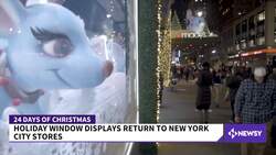 Holiday Window Displays Return To New York City Stores News Clip