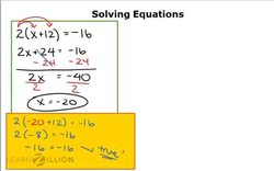 Determining Solutions to Systems of Linear Equations Algebraically Instructional Video