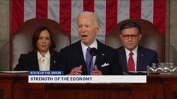 President Biden touts legislative accomplishments, economic turnaround during State of the Union address News Clip