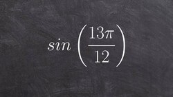 Using the addition of two angles formula and sine Instructional Video