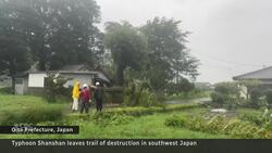 Typhoon Shanshan leaves trail of destruction in southwest Japan Instructional Video