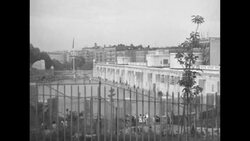 Bill Robinson, Fredi Washington and other stars at opening gala of RKO Roosevelt Theater in Harlem, probably 1937 News Clip