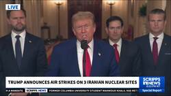 President Trump addresses the nation after strikes on Iranian nuclear sites News Clip