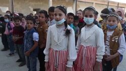 CLEAN : Students return to Idlib classrooms after Covid delays school year News Clip