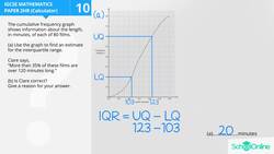 Finding an Estimate for Interquartile Range Instructional Video