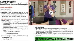 Straight Leg Raise Test | Rationale & Interpretation Instructional Video