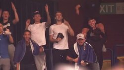 Leeds celebrating promotion News Clip