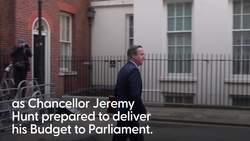 Ministers arrive in Downing Street for Cabinet meeting as Chancellor prepares to deliver Budget News Clip