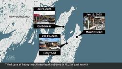 Thieves are using excavators to rob banks in Newfoundland News Clip