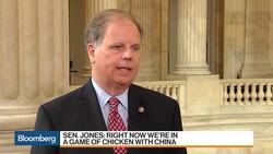 Sen. Doug Jones Says U.S. Is in a 'Game of Chicken' With China News Clip