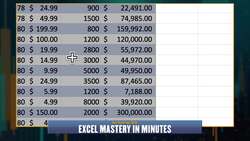 Excel: Creating and Customizing Tables in Excel Instructional Video
