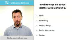 How does Ethics Interact with Marketing Instructional Video