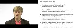 The European Union: Impacts on International Business and Law Instructional Video