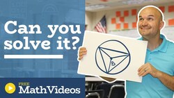 Area of Inscribed Equilateral Triangle of Circle | Can You Solve? Instructional Video