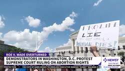 Protests Continue After Supreme Court Overturned Roe V. Wade News Clip