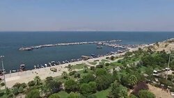 Fisherman Boats drone Shooting, ship, drone Stock Footage