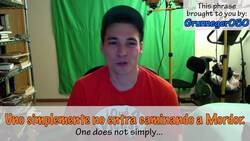 How to say "One does not simply..." in Spanish (Día 113) Instructional Video
