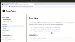 AWS, JavaScript, React - Deploy Web Apps on the Cloud - Installing React Router Instructional Video