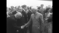 Indian Prime Minister Pandit Jawaharlal Nehru visits Austria with daughter Indira Gandhi in June 1955 News Clip