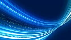 4K Abstract binary light Stock Footage