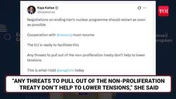 Iran FM FUMES At Kallas, Threatens To Keep EU, UK Out Of Future Nuclear Talks | ‘Don’t Lecture Us' News Clip