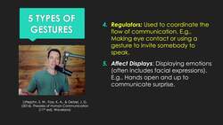 Types of Hand Gestures in Nonverbal Communication Instructional Video