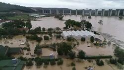 Heavy rain causes flooding in Istanbul Stock Footage