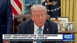 Trump provides details on tariffs being imposed of Mexico, Canada and China News Clip