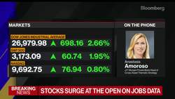 JPM’s Amoroso Says Positive Jobs Trend Can Continue in June, July News Clip